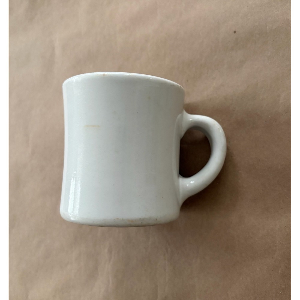 Vintage Victor Diner Coffee Mug White Chunky Heavy Thick Restaurant Ware USA